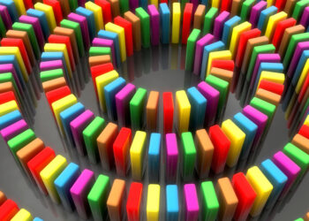 The greatest domino line ever