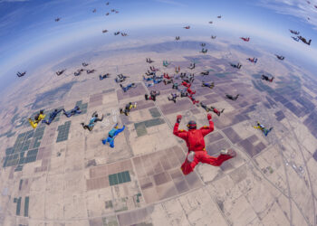 Three incredible skydiving records