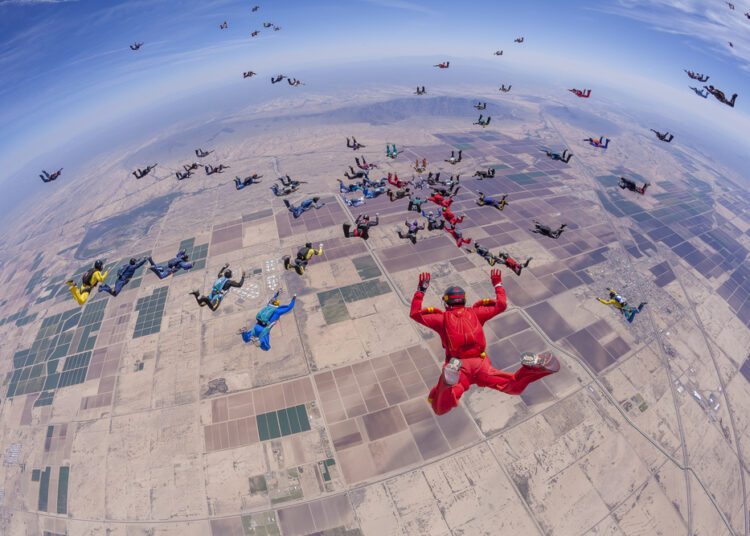 Three incredible skydiving records